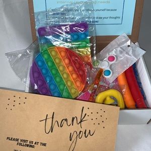 CHILL BOX- Stress and Anxiety Relief Box- Mental Health-Kids & Adults